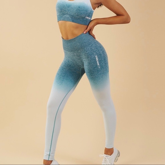 Jumpsuits | Gymshark Teal Ombr Leggings 